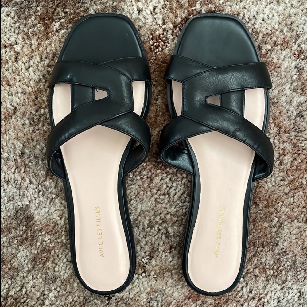 Avec Les Filles Blaye Sandal in Black